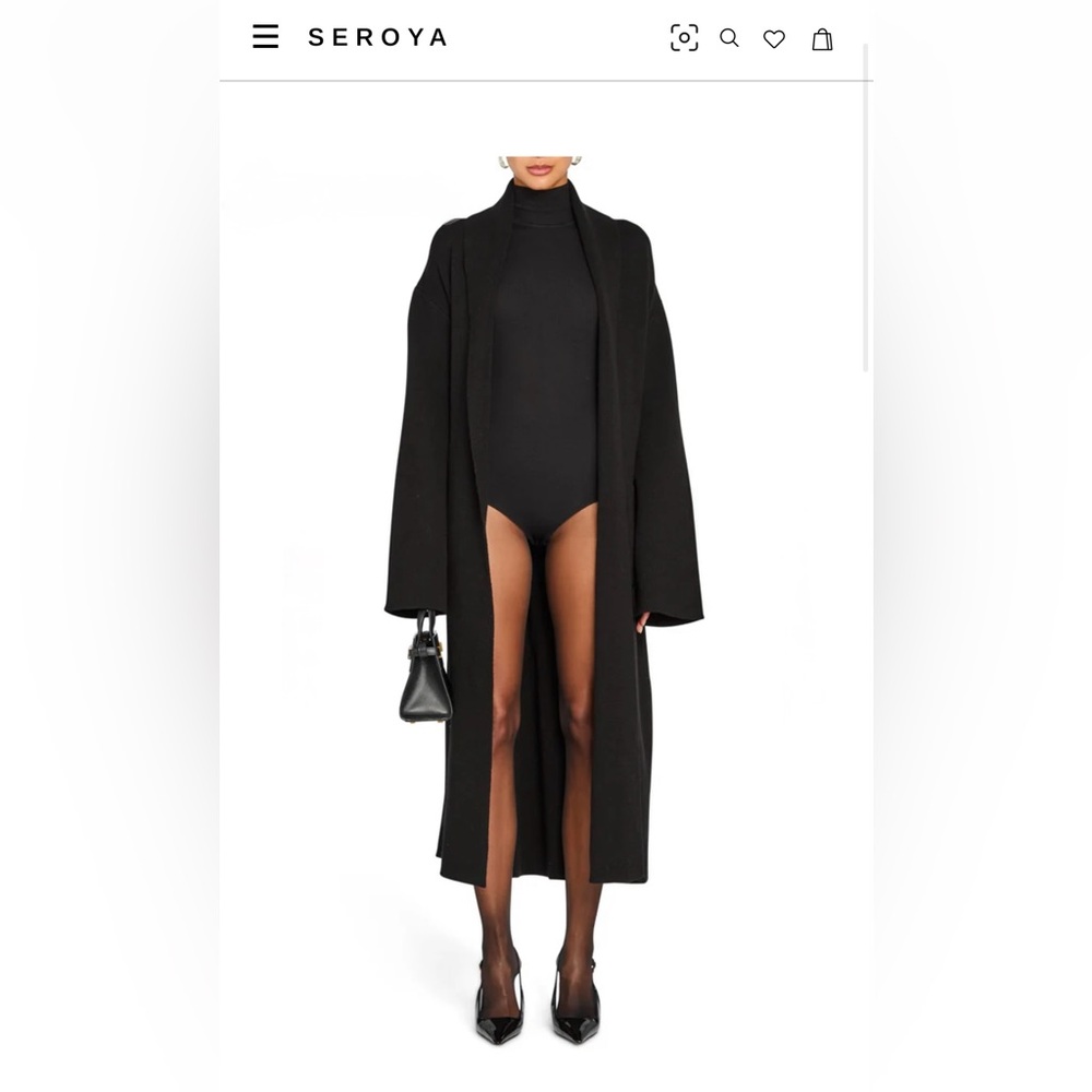 SER.O.YA Black Knit Sweater ONE SIZE